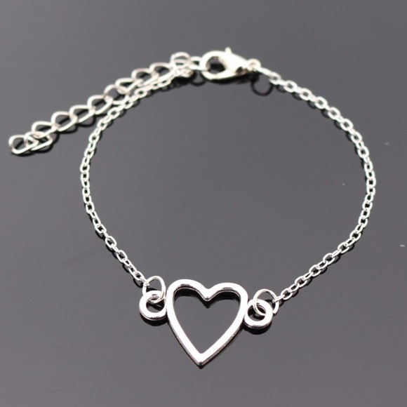 Silver Heart Bracelet - Picture 2 of 2